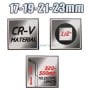 Marques des tailles 17-19-21-23 mm, matériel chrome-vanadium, carré 1/2" et longueur télescopique 320-500 mm