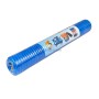 Tuyau flexible bleu enroulé, emballage avec illustrations d'usage pour air comprimé