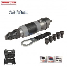 محوّل برشام أعمى للمثقاب 2.4-3.2-4.0-4.8-6.0-6.4 مم، بسن 6.35 مم مصنوع من فولاذ كروم-موليبديوم-فاناديوم هوناست برو | YAE5022