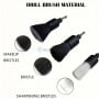 MaBricole | | Pour perceuse et visseuse | Ensemble de 3 Pcs brosses de nettoyage pour perceuse électrique 120 mm embouts hexagonaux 6 mm