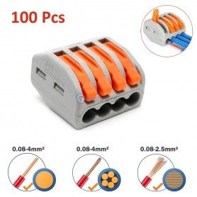 MaBricole | OZTURK | Accessoires d'électricité | Lots de 10 Pcs Connecteurs électrique rapide 1*2pins 32A 0,08-4mm² (AWG28-12) OZTURK | F12-10PCS