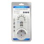 USB programmable avec minuterie 30 min – 8 h 16A 3600W 2 ports USB 5V 2.1A