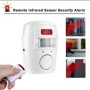MaBricole | | Accessoires d'électricité | Alarme infrarouge télécommandée 105 dB portée de détection 8 m / 105° avec 2 télécommandes | AI-105DB