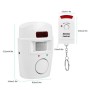 MaBricole | | Accessoires d'électricité | Alarme infrarouge télécommandée 105 dB portée de détection 8 m / 105° avec 2 télécommandes | AI-105DB