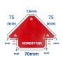 مغناطيس لحام 3" متعدد الوضعيات زوايا 45°/90°/135° هوناست بليس | YAH0601