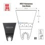 MaBricole | HONESTPRO | Pour outil multifoncion | Ensemble de 3 lames pour outil multifonction Formes variées bois et plastique | YAG2021