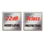 MaBricole | HONESTPRO | Protection auditive | Casque antibruit SNR 22 dB classe 3 HONESTPRO | YAG1121