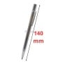 Stylo coupe-verre en métal avec pointe en carbure de tungstène, longueur 140 mm.