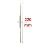 MaBricole | HONESTPRO | Marquage et traçage | Traceur avec crochet longueur 220 mm angles 0°/90° en acier allié 70 HONESTPRO | YAF0455