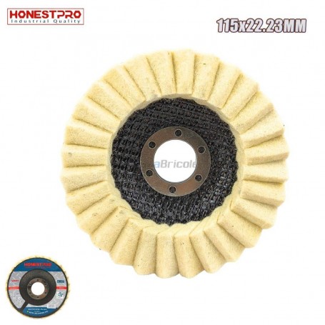 قرص تلميع من اللباد 115×22.23 مم هوناست برو | YAG1054