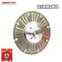 Disque diamant électrolytique rond 115 mm avec fixation M14 pour découpe et meulage.