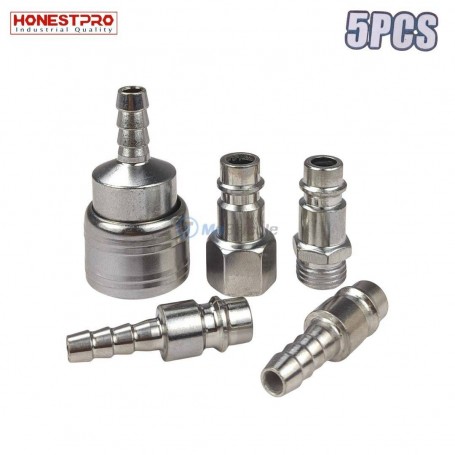 مجموعة وصلات سريعة تتضمن 5 قطع لخرطوم الهواء باحجام مختلفة هوناستبرو | YAA0161