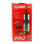 Emballage rouge avec photo d'une pompe à gasoil 12V en acier inoxydable et accessoires de connexion.