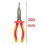 MaBricole | HONESTPRO | Pinces | Pince à bec long courbée isolée 1000V longueur 200mm en chrome-vanadium HONESTPRO | YAP0445