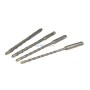 طقم 4 مثقاب للخرسانة SDS-PLUS مقاسات 5-6-8-10 مم هوناست برو | YAT1212