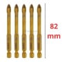 Ensemble de 5 forets Ø 8mm longueur 82mm pour céramique embout 6.35mm tête en YG6X HONESTPRO | YAT1193