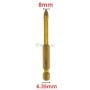 Ensemble de 5 forets Ø 8mm longueur 82mm pour céramique embout 6.35mm tête en YG6X HONESTPRO | YAT1193