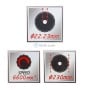 Illustrations techniques du disque diamant avec diamètre 22,23 mm et 230 mm, vitesse max 6600 tours/min