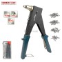 MaBricole | HONESTPRO | Pinces | Riveteuse manuelle à 2 modes 2.4/3.2/4.0/4.8 mm longueur 260mm avec 60 rivets HONESTPRO | YAH0515