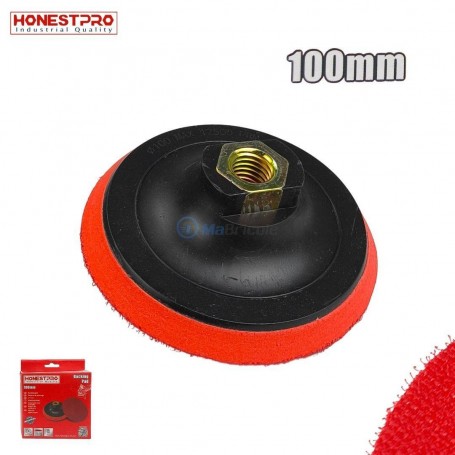 MaBricole | HONESTPRO | Pour meuleuse | Plateau auto agrippant pour ponceuse 100mm M14 HONESTPRO | YAG1201