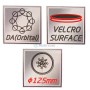 MaBricole | HONESTPRO | Pour meuleuse | Plateau support auto-agrippant de ponceuse orbitale Ø125mm fixation centrale Velcro HONESTPRO | YAG1205