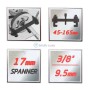 أداة نزع لبكرة السير المخددة 45-165مم مفتاح 17مم 3/8“ هوناست برو | YAS0474