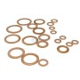 MaBricole | | Autre accessoires | Ensemble de joints rondelles en cuivre 9-26mm 170pcs | ER170J-9-26