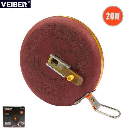 ديكامتر شريطي 20 متر بشريط من الألياف فايبر | 177622