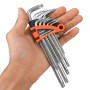 MaBricole | VEIBER® | Clé et douille | Clé étoile, Jeu de clés Torx T10-T50 en chrom-vanadium-(Cr-V) 9PCS VEIBER