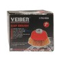 MaBricole | VEIBER® | Pour meuleuse | Brosse métallique coupelle 3" avec filetage M14 VEIBER | 176108