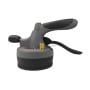 Ventouse de pose carrelage vibrante sans fil avec poignée noire et base large ronde