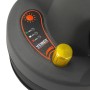 Détail du témoin lumineux et bouton jaune sur une ventouse de pose carrelage VEIBER