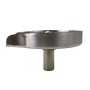 Lave-gobelets en acier inoxydable avec embout fileté pour raccord flexible G1/2"