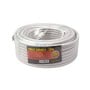 Câble coaxial RG6U 75 Ohms avec connecteurs F vissés longueur 20 mètres compatible Smart TV et TV Pro