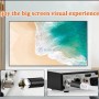 كابل محوري RG6U ‏75 أوم مع موصلات لولبية نوع أنثى طول25 متر متوافق مع التلفاز والتلفاز الذكي