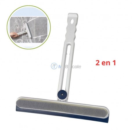 أداة مسح الزجاج قابلة للطي 2 في 1 من البلاستيك