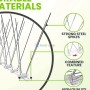 مسامير ردعية من الفولاذ المقاوم للصدأ للطيور، شريط مضاد للحمام للاستخدام في الشرفات، المظلات والحدائق جي أس فيكستوب | 90700