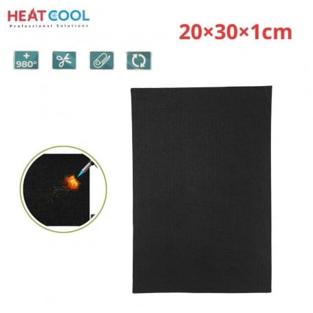 Tissu résistants au feu 20×30cm épaisseur 1cm faciles à couper et réutilisables HEAT COOL