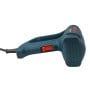 Décapeur thermique BOSCH bleu avec poignée ergonomique et bouton rouge de réglage.