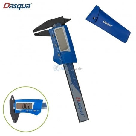 MaBricole | DASQUA | Outils de mesure | Pied à coulisse numérique professionnel en plastique 0-75mm / 0-3“ – précision 0,01mm / 0.0005“ DASQUA | 2035-0004