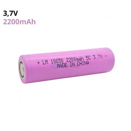 MaBricole | | Batteries et chargeur | Pile LM 18650 2200mAh 3.7V