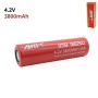 بطارية قابلة للشحن إ أم آر 18650 بسعة 3800 مللي أمبير/ساعة 4.2 فولط أ أم تي