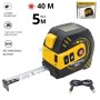 MaBricole | | Mesure et contrôle | Mètre à ruban 5 m 2 en 1, télémètre laser de 40m avec écran numérique avec câble USB