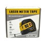 MaBricole | | Mesure et contrôle | Mètre à ruban 5 m 2 en 1, télémètre laser de 40m avec écran numérique avec câble USB
