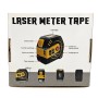 MaBricole | | Mesure et contrôle | Mètre à ruban 5 m 2 en 1, télémètre laser de 80m avec écran numérique avec cable USB