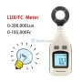 MaBricole | | Mesure et contrôle | luxmètre numérique 0-2000 Lux 0-18500 Fc avec pile 9v