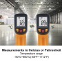 MaBricole | | Mesure et contrôle | Thermomètre infrarouge sans contact -50°C - 600°C pour tester la chaleur a distance