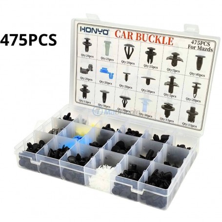 MaBricole | | Autre accessoires | Kit de fixations en plastique pour voiture 475 pièces avec coffret