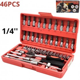 MaBricole | TOTAL | Clé et douille | Jeu de douilles Dr 1/2" 6PT 10-24MM TOTAL | THT121101