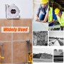 MaBricole | | Outils de mesure | Rapporteur d'angle multifonction 0-180 degrés avec aimant, portable